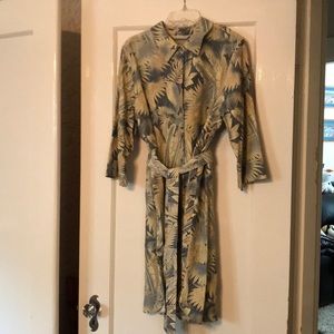 Tropical print dress from Soft Surroundings sz XL
